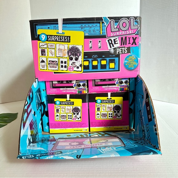 LOL Surprise Remix Pets - 9 Surprises with Real Hair & Surprise Song Lyrics LOT - Picture 9 of 10